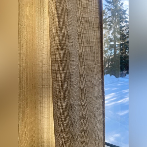 Elegant Cream Curtains - Picture 2 of 5
